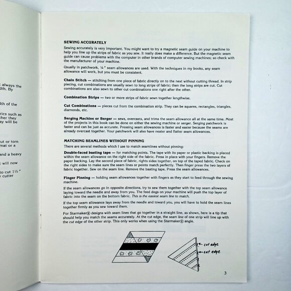 Vtg Strip Quilting Projects Kaye Wood PBS TV Series 12 Projects 48 Pages 1989 - Picture 6 of 10